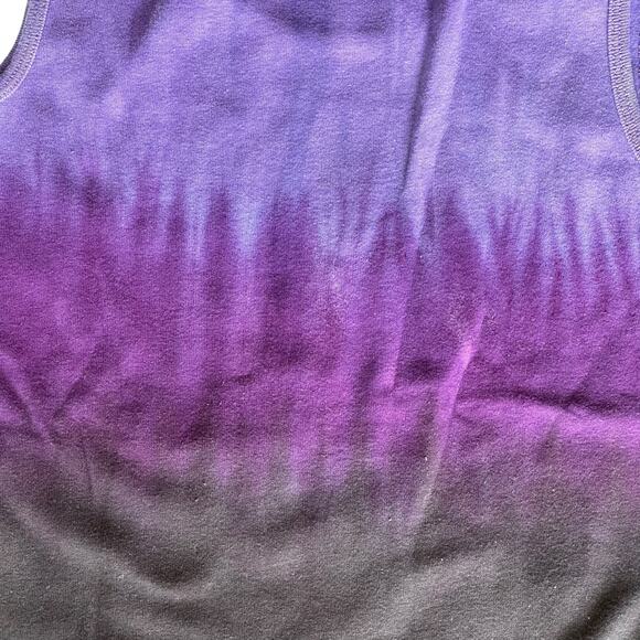 Womens Tank Top Size Small Purple Black Brand New Tie Dye - Picture 5 of 7